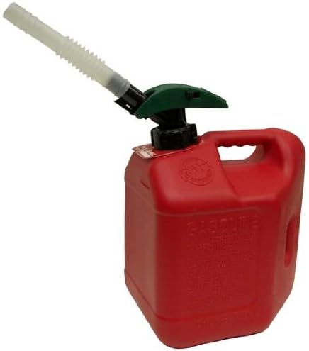 Blitz Enviro-Flo Plus Gas Can - 2-Gallon (+ 8-oz.) Capacity, Model# 81010