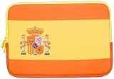 Urban Factory - Neopren Flag Spain - Sleeve N&eacute;opr&egrave;ne pour Ordinateur Portable 11,6"/12"