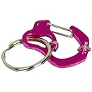 Rubit The Easy Dog Tag Curve Shape Switch Clip, Small, 0.85-Inch Diameter, Pink