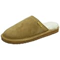 Men's Brumby Sheepskin Lined Suede Slipper - Chestnut