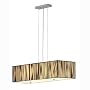 Decken-Pendelleuchte LASSON Rosette chrom, Glas sa&hellip 