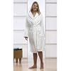 Terry Cloth Bath Robe White (Size L)