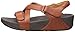 FitFlop Women's The Skinny Leather Sandals Flip Flop, Dark Tan, 8 M US