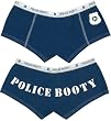 Blue POLICE BOOTY Booty Shorts