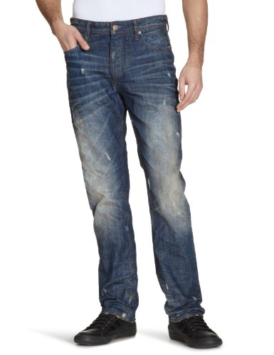 JACK & JONES VINTAGE Herren Jeans 12054346, Gr. 34/34, Blau (DENIM.) Preisvergleich