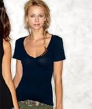 Next Level Ladies' Short-Sleeve Deep V-Neck T-Shirt