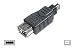 Electronics : IEEE 1394 Adaptor 6pin 6 pin Female - 4pin 4 pin Female --AB-1394-7