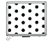 GLAM Travel Contact Lens Case: Contact Case, Cleaning Solution, Tweezers & Mirror - Part of the Vintage Collection, Polka Dots