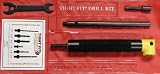 Tight Fit Drill Kit #00101 - Aircraft Style 90 Degree Right Angle Drill Attachment and Threaded Accessories For Extreme Close Quarter Drilling