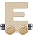 NameTrain Unfinished Letter Car E - Made in USA