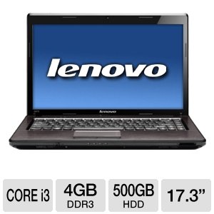 Lenovo G770 10372WU 17.3-Inch Laptop (Dark Brown) 