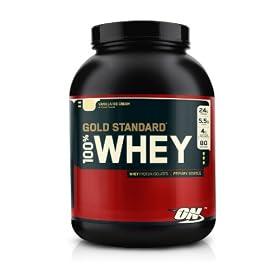 Optimum Nutrition Gold Standard 100% Whey 2270 g Vanilla Ice Cream Protein Shake Powder