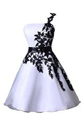 One Shoulder Short Lace Homecoming Dress/Prom Dress/Mini Dress 