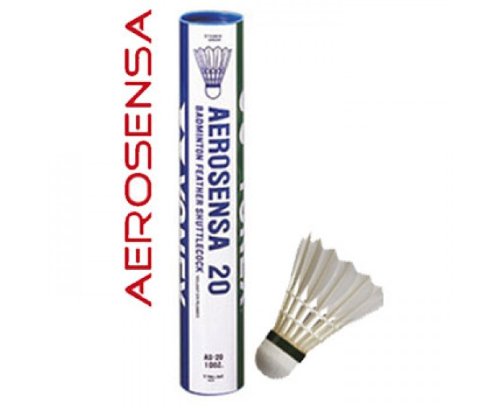 YONEX AeroSensa-20 Goose Feather Badminton Shuttlecocks - Dozen