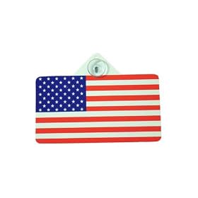 Accessories Unlimited 0450421 Suction Cup Hanging American Flag by