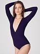 American Apparel Cotton Spandex Jersey Cross-V Bodysuit