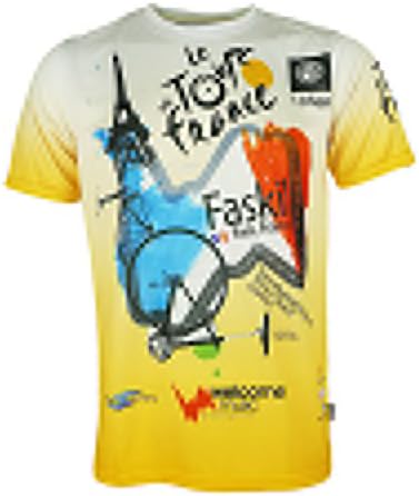 Men's T-Shirt Tour De France 3d Printed Dry Fit Lycra Cycling Jersey