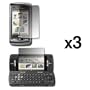 3 Pack of Premium Reusable LCD Screen Protector for LG enV Touch VX11000