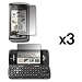 3 Pack of Premium Reusable LCD Screen Protector for LG enV Touch VX11000