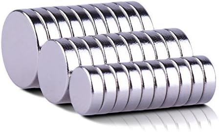 Magnets, CrystalMX 30 Pcs Strong Cylinder Fridge Photo Neodymium Magnets Officemate Best for DIY Arts &amp; Crafts Projects, School Classroom Science Project &amp; Office or Work Supply