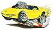 24 *Firebreather* 1999-04 Corvette C5 cartoon Car Wall Graphic color Decal Sticker Home Game Kids Room Garage Man Cave Decor NEW !!