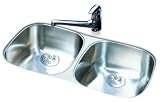 FrankeUSA UDSK900-18 Undermount Double Bowl Stainless Steel Sink