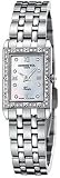 Raymond Weil Tango Diamond Bezel Rectangle 19 x 30 mm Watch - Mother of Pearl Dial, Stainless Steel Bracelet 5971-STS-00995