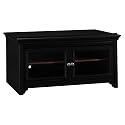 Bush Furniture Stanford TV Stand, Antique Black/Hansen Cherry
