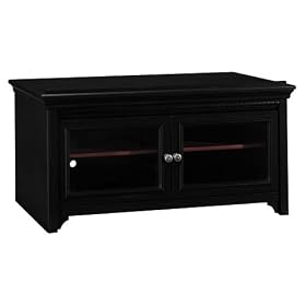 Bush Furniture Stanford TV Stand, Antique Black Hansen Cherry by Bush Furniture