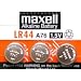 3 Pack MAXELL AG13 LR44 A76 357 Alkaline Button Cell battery