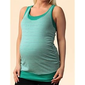 Buy A Pea in the Pod: Sleeveless Scoop Neck Side Ruched Maternity Tank Top by A Pea in the Pod