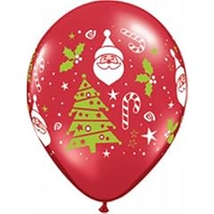 Luftballons Christmastree Qualatex, 5 St.