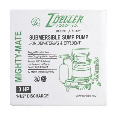 ZOELLER M57 Basement High Capacity Sump Pump