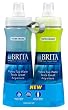 Brita 24-Ounce Bottle with Filter, Twin Pack, Blue/Green