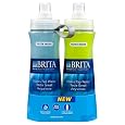 Brita 24-Ounce Bottle with Filter, Twin Pack, Blue/Green