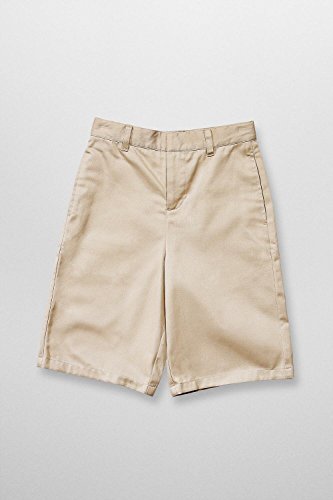 French Toast Flat Front Adjustable Waist Short Boys Khaki 5