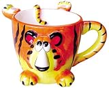 ZooBuds Tiger Hand Painted 8 Ounce Mug