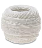 41kpbdxKUGL. SL160  DMC Brilliant Tatting Cotton 100 yds. White