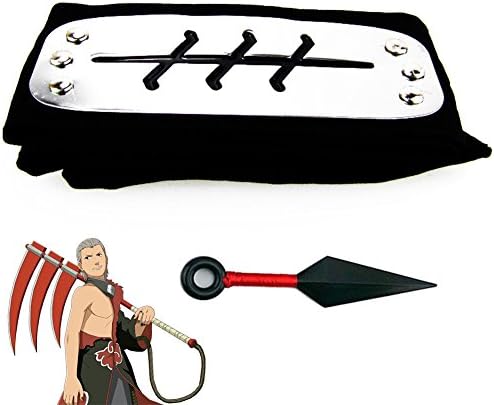 DarkElf Naruto Akatsuki Headband Ninja Shinobi Cosplay Accessories (HIDAN)