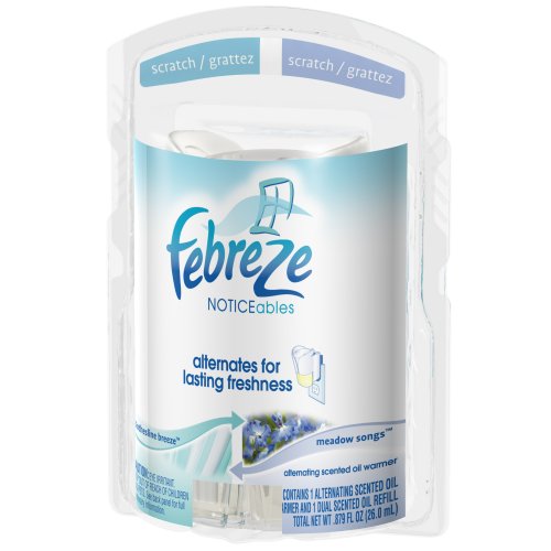 Febreze NOTICEables Alternating Scent Oil Warmer, Clothesline Breeze & Meadow Songs,... by Febreze