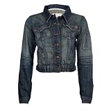 Crafted Denim Jacket - Dark blue - Womens