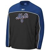 Reebok New York Mets Black Defender Fleece Sweatshirt