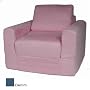 Fun Furnishings Chair Sleeper,  Denim