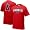Nike Los Angeles Angels of Anaheim Red Arched Date T-shirt