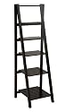 Cape Craftsman 5-Tier Narrow Ladder Shelf Unit, Black