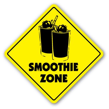 SMOOTHIE ZONE -Sign- signs fruit novelty machine neon