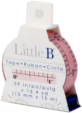 Little B 100041 Decorative Paper Measuring Tape, Pink