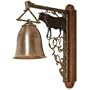 Maitland-Smith Steer and Brass Bell Wall Sconce