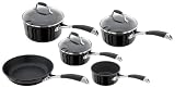 Stellar 3000 Black 5 Piece Pan Set