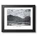 Ansel Adams Lake Mountain B/W Photo Picture Framed Art Print